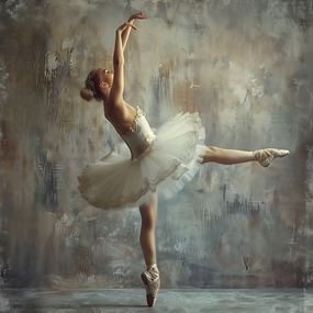 正在跳芭蕾舞的欧美美女图片